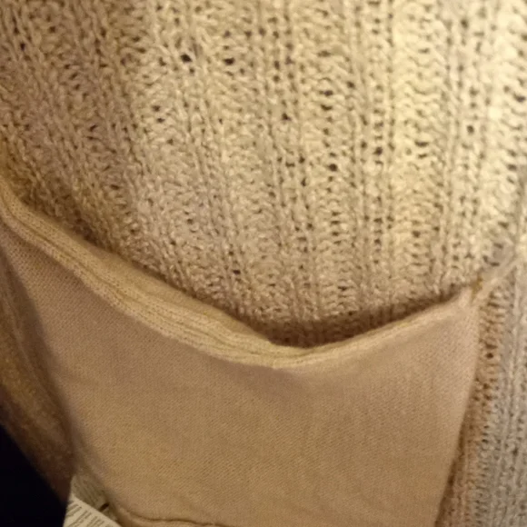 Womens XS Hippie Venus Faux Fur Sweater Vest. Natural. Side Pockets. Vintage - Picture 5 of 12